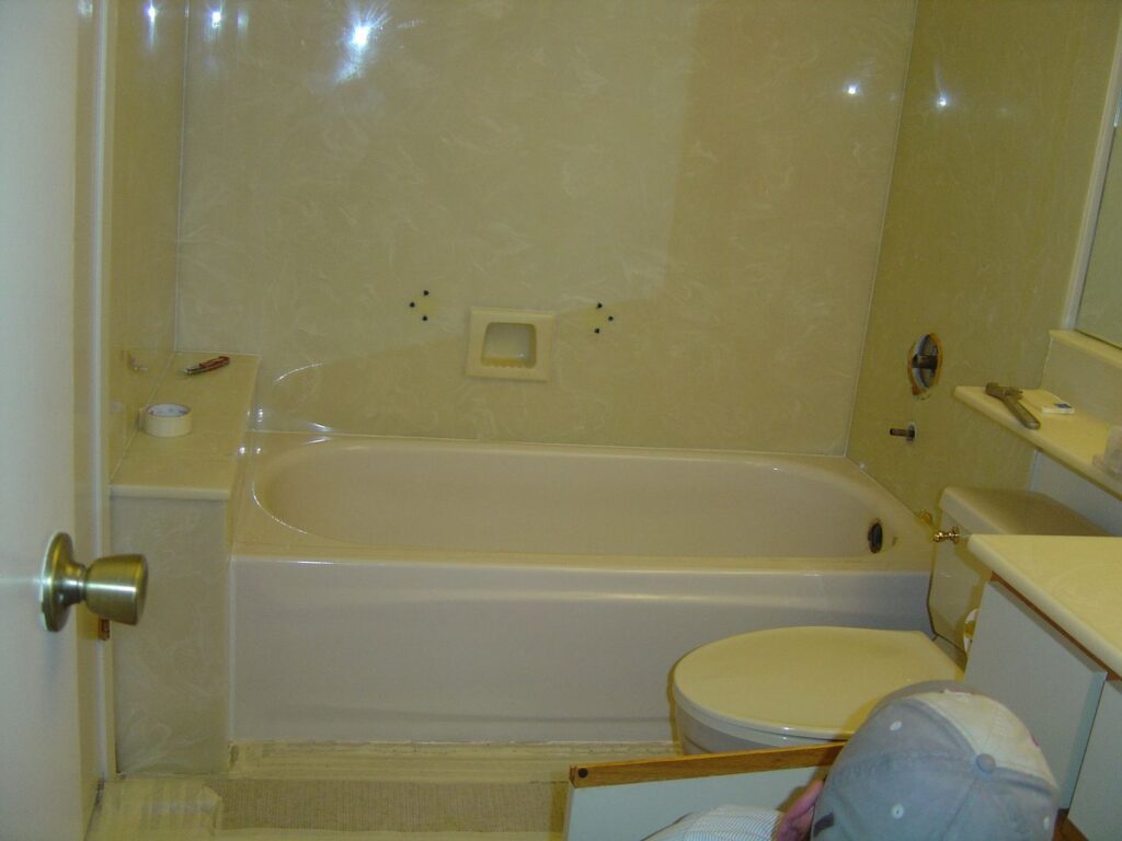 Complete tiled bathrooms